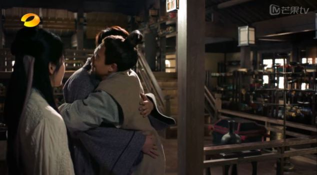 hey, gong ming, i thought you said han men don't hug? LIES!!!